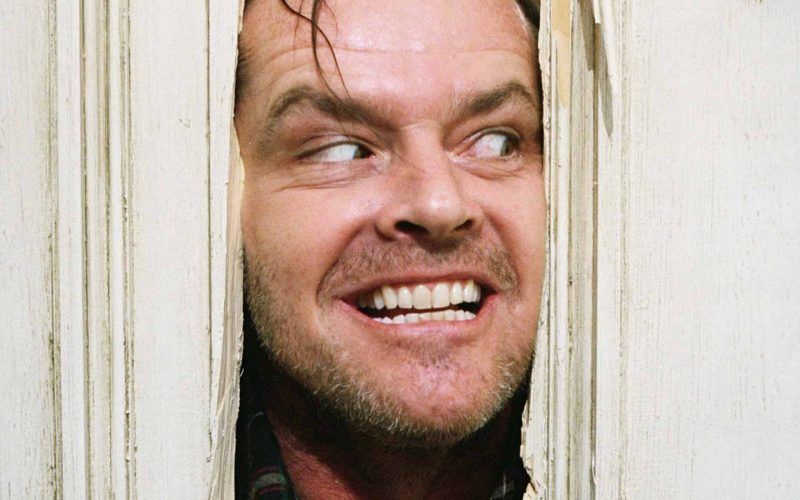 Jack Nicholson en "El Resplandor"